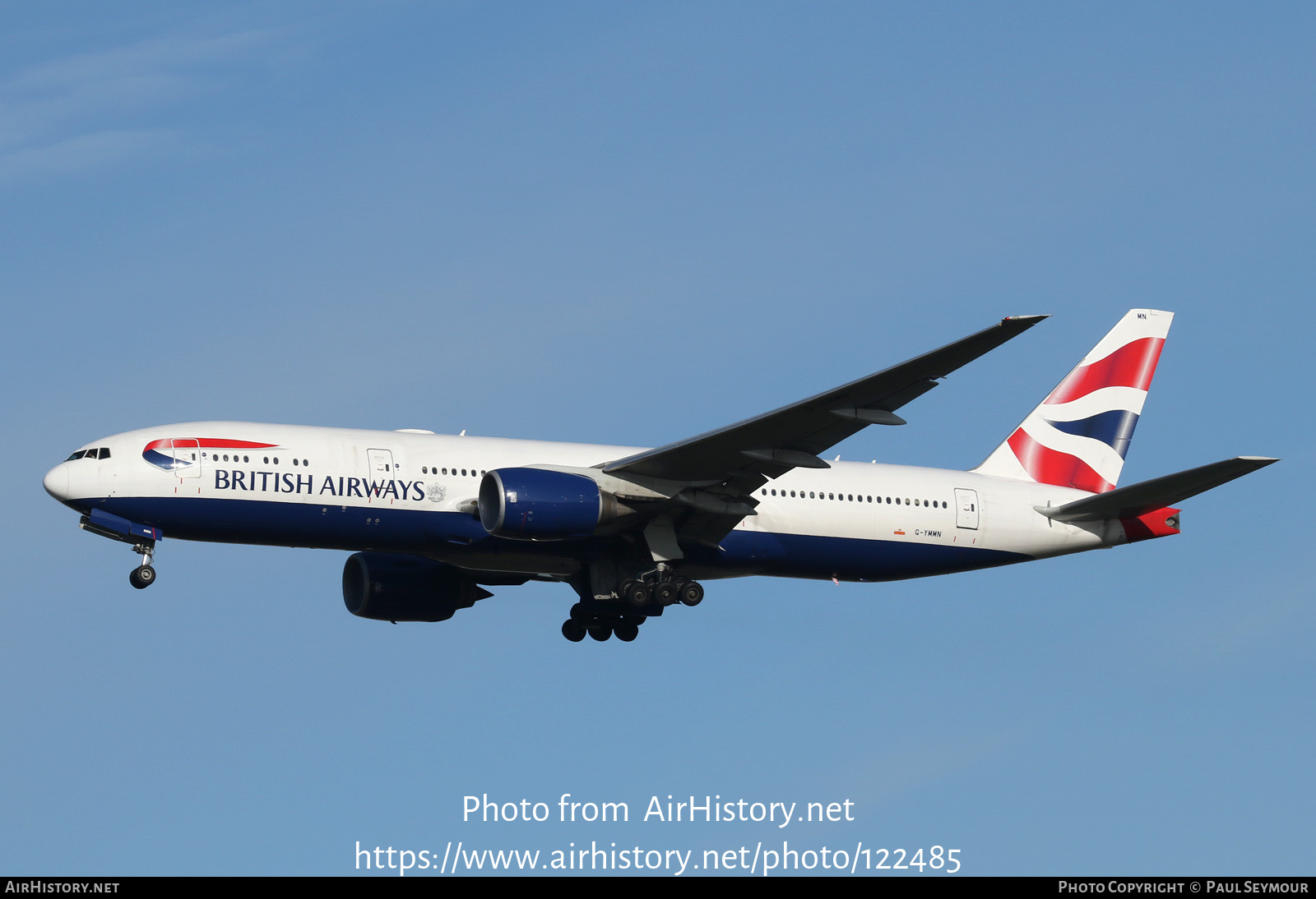 Aircraft Photo of G-YMMN | Boeing 777-236/ER | British Airways | AirHistory.net #122485