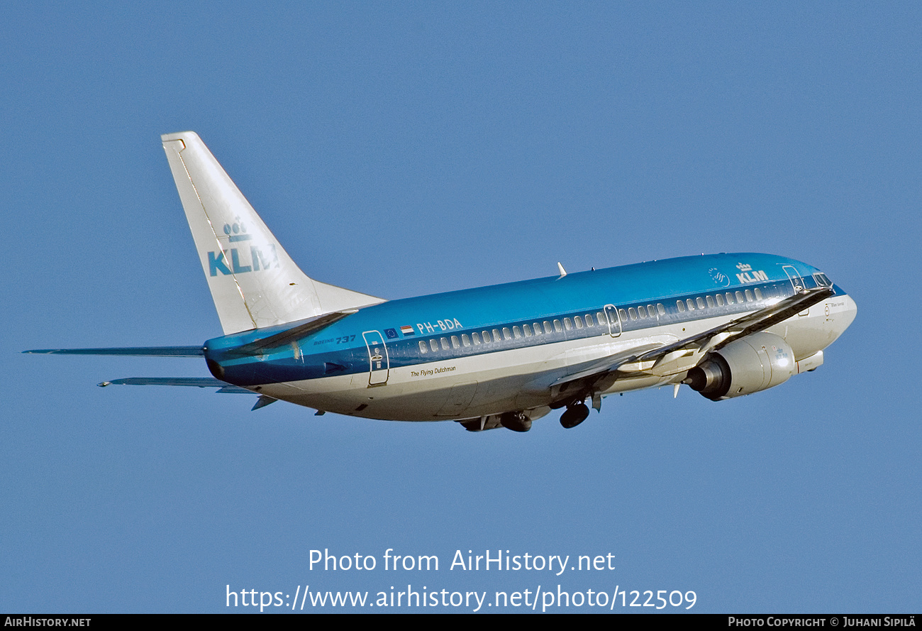 Aircraft Photo of PH-BDA | Boeing 737-306 | KLM - Royal Dutch Airlines | AirHistory.net #122509