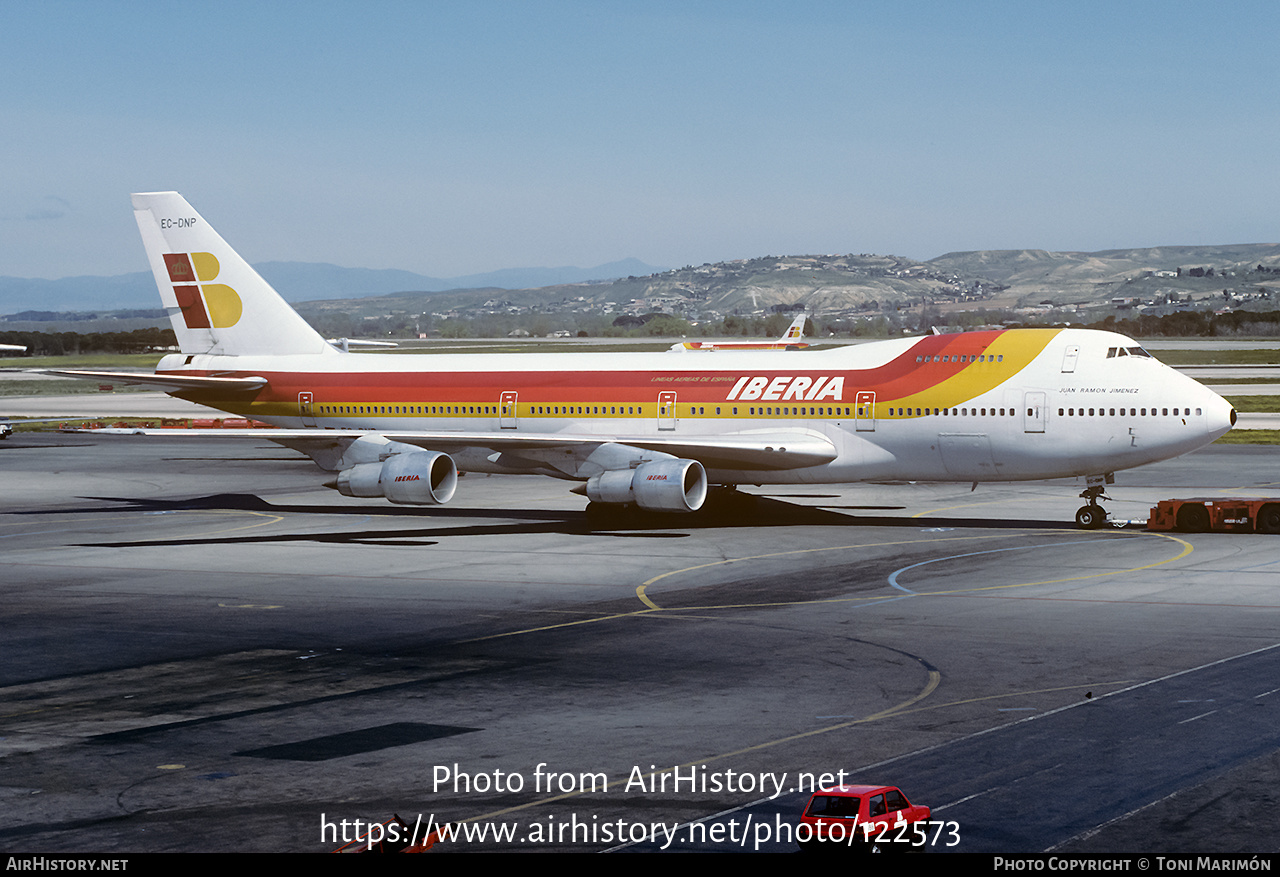 Aircraft Photo of EC-DNP | Boeing 747-256B | Iberia | AirHistory.net #122573