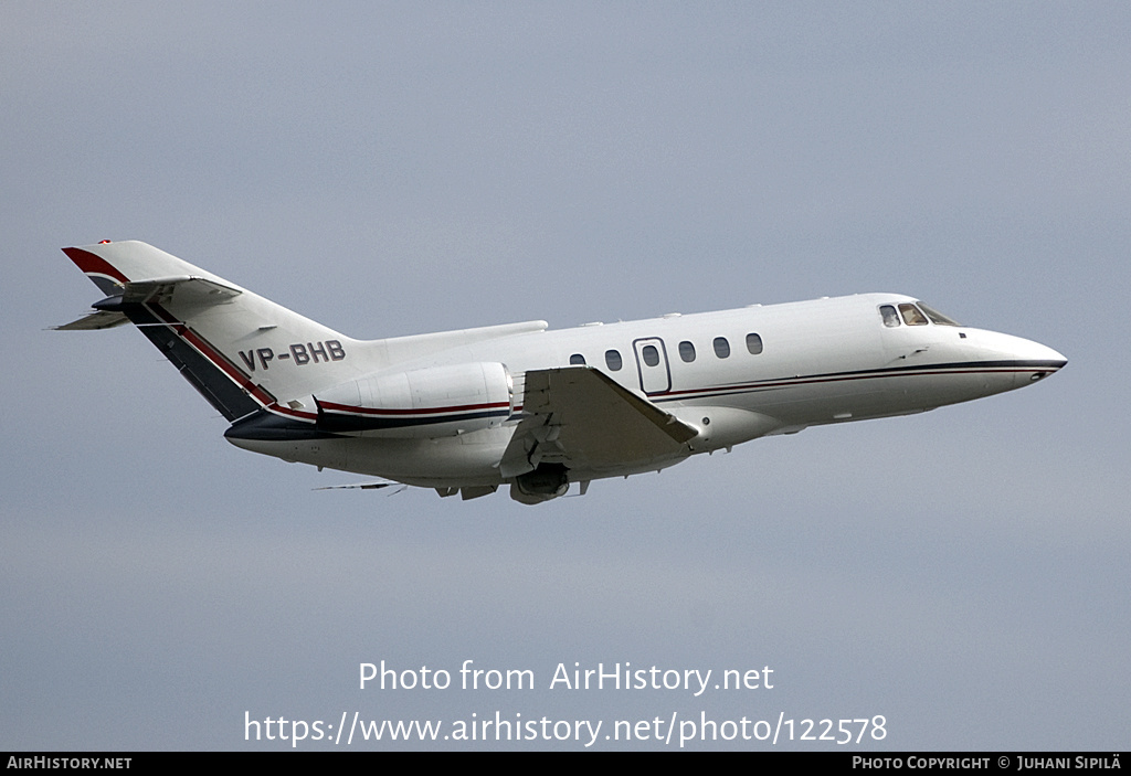 Aircraft Photo of VP-BHB | British Aerospace BAe-125-800A | AirHistory.net #122578