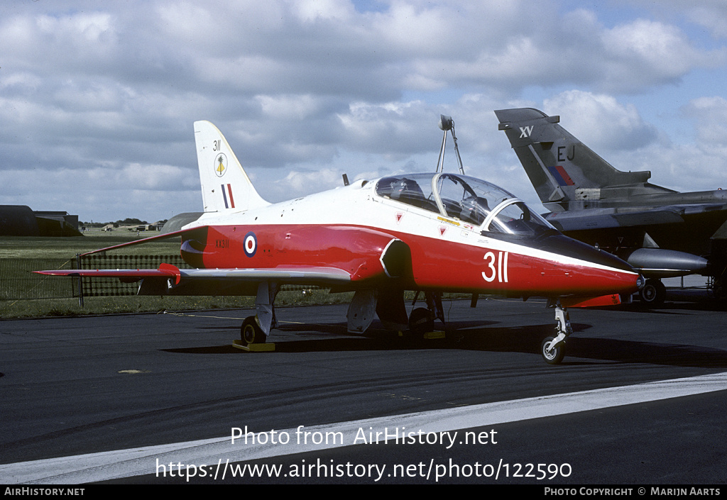 Aircraft Photo of XX311 | British Aerospace Hawk T.1 | UK - Air Force | AirHistory.net #122590