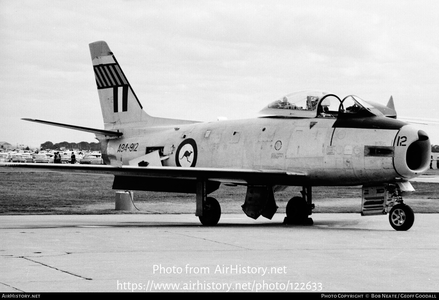 Aircraft Photo of A94-912 | Commonwealth CA-27 Sabre Mk30 | Australia - Air Force | AirHistory.net #122633