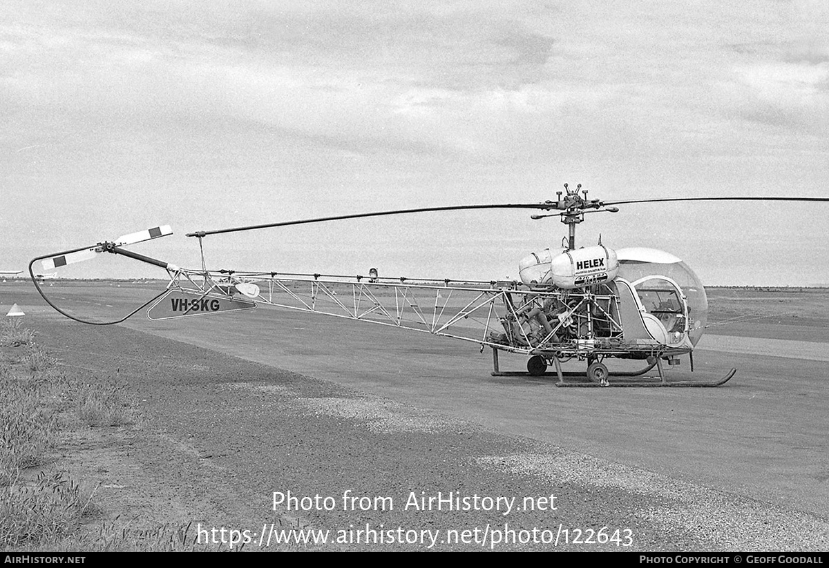 Aircraft Photo of VH-SKG | Bell 47G-3B-2 | Helex - Helicopter Exploration | AirHistory.net #122643