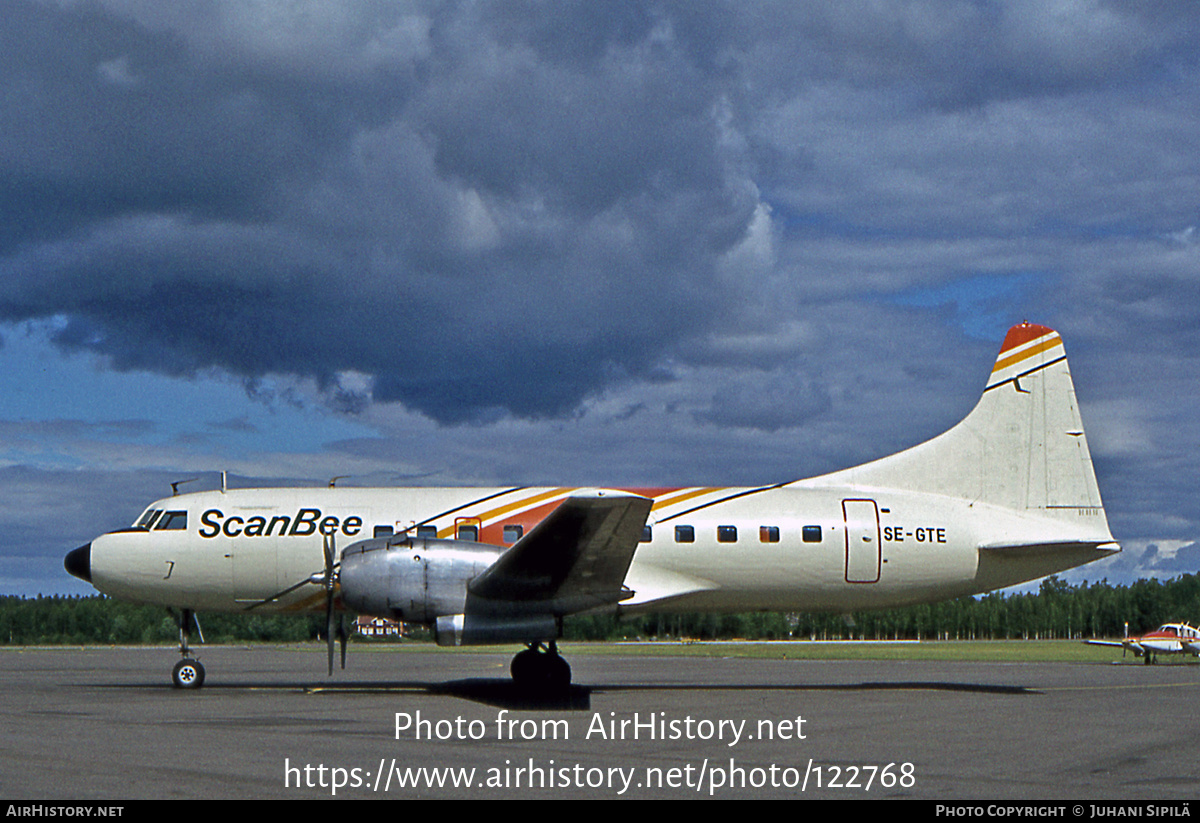 Aircraft Photo of SE-GTE | Convair 340-32 | ScanBee | AirHistory.net #122768