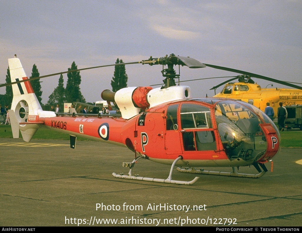 Aircraft Photo of XX406 | Aerospatiale SA-341D Gazelle HT3 | UK - Air Force | AirHistory.net #122792