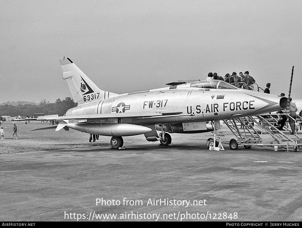 Aircraft Photo of 56-3317 / 63317 | North American F-100D Super Sabre | USA - Air Force | AirHistory.net #122848