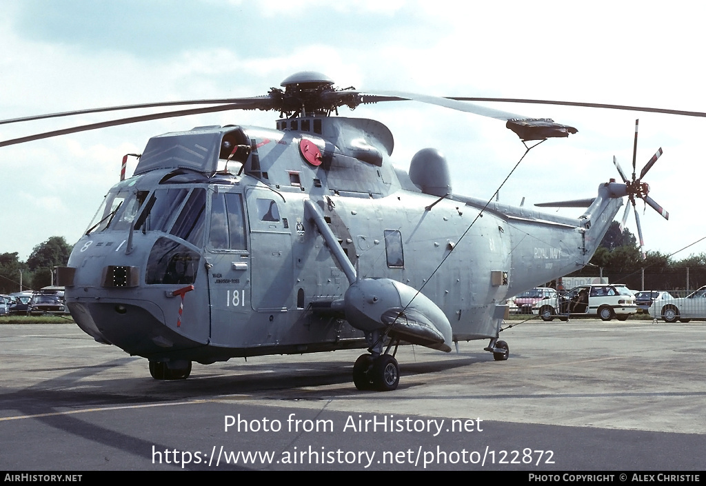 Aircraft Photo of XV707 | Westland WS-61 Sea King AEW2A | UK - Navy | AirHistory.net #122872