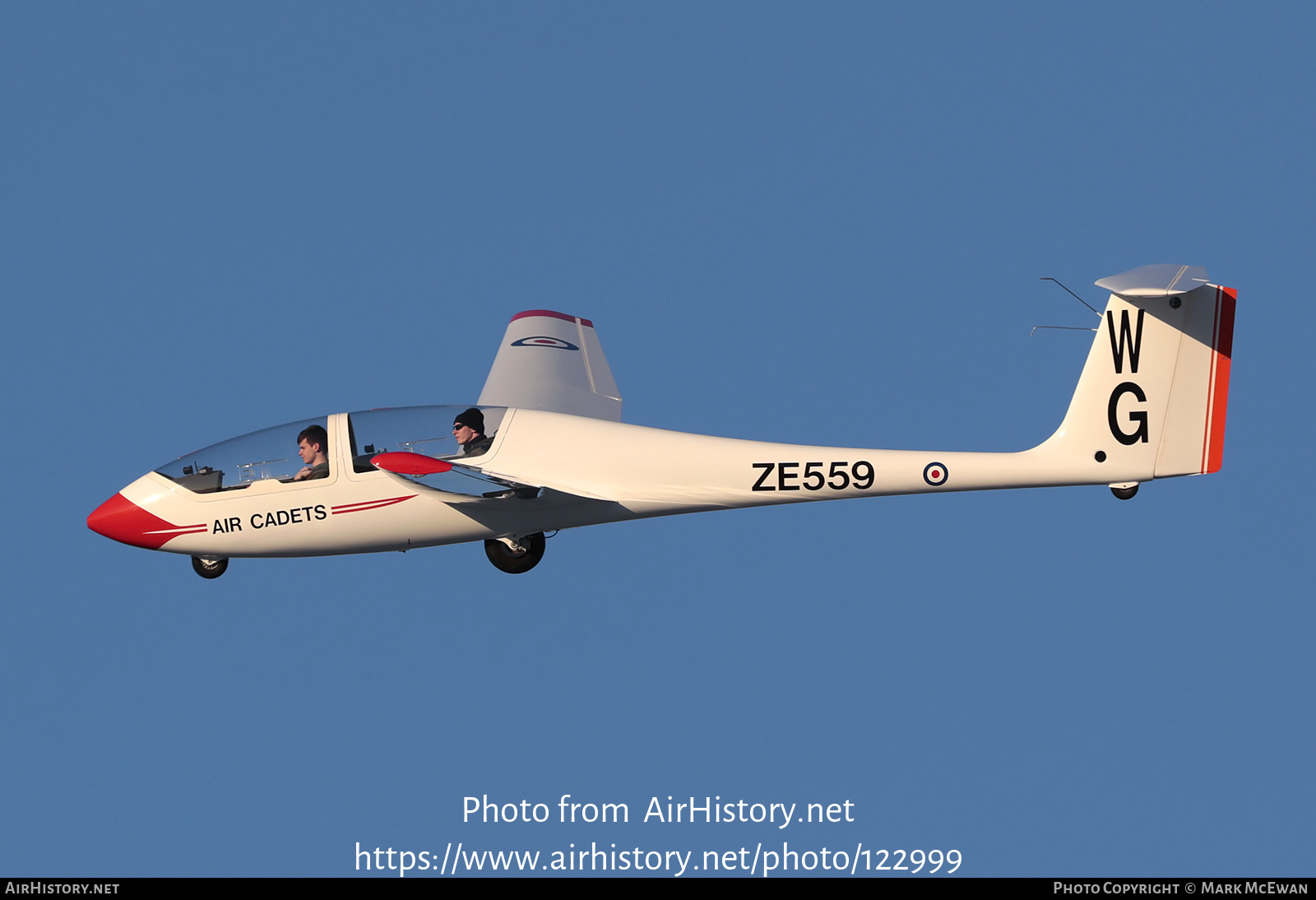 Aircraft Photo of ZE559 | Grob G-103A Viking TX1 | UK - Air Force | AirHistory.net #122999