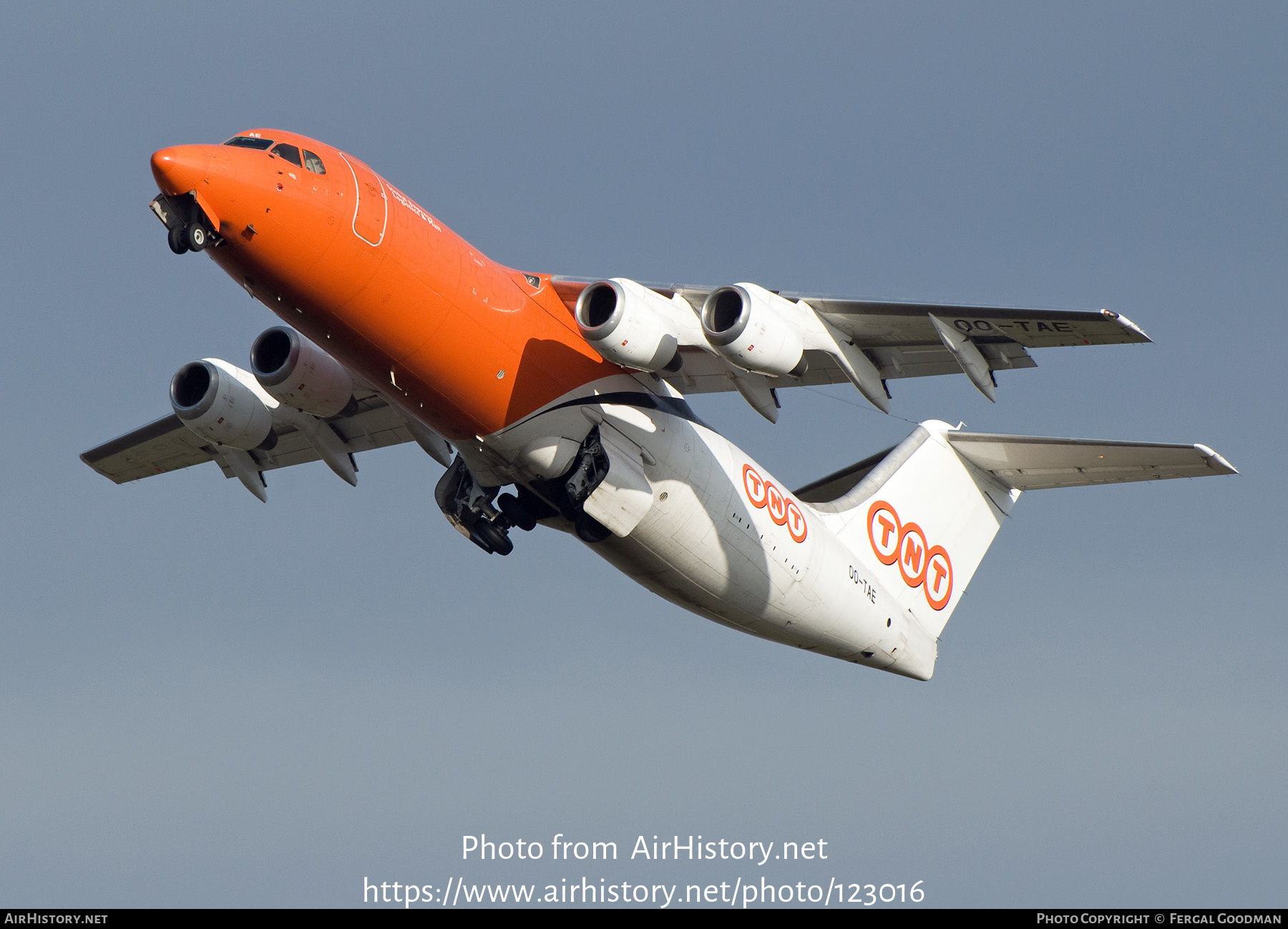 Aircraft Photo of OO-TAE | British Aerospace BAe-146-300QT Quiet Trader | TNT Airways | AirHistory.net #123016