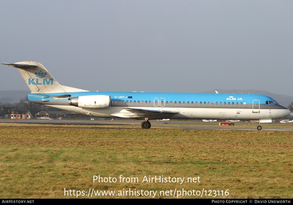 Aircraft Photo of G-UKFJ | Fokker 100 (F28-0100) | KLM UK | AirHistory.net #123116