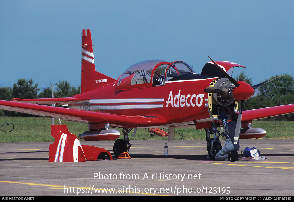 Aircraft Photo of F-GMEB | Pilatus PC-7 | Patrouille Adecco | AirHistory.net #123195