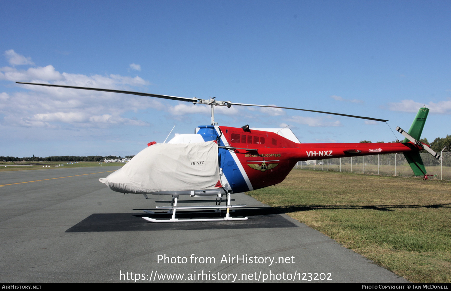 Aircraft Photo of VH-NXZ | Bell 206B-3 JetRanger III | Becker Helicopters | AirHistory.net #123202