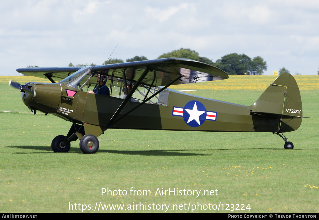 Aircraft Photo of N7238X | Piper L-18C Super Cub | USA - Army | AirHistory.net #123224