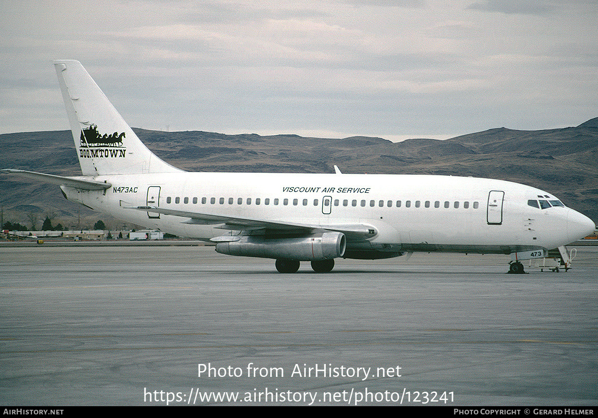 Aircraft Photo of N473AC | Boeing 737-247 | Viscount Air Service | AirHistory.net #123241