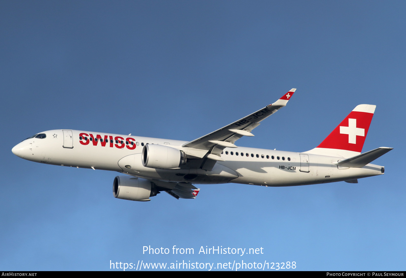 Aircraft Photo of HB-JCM | Bombardier CSeries CS300 (BD-500-1A11) | Swiss International Air Lines | AirHistory.net #123288