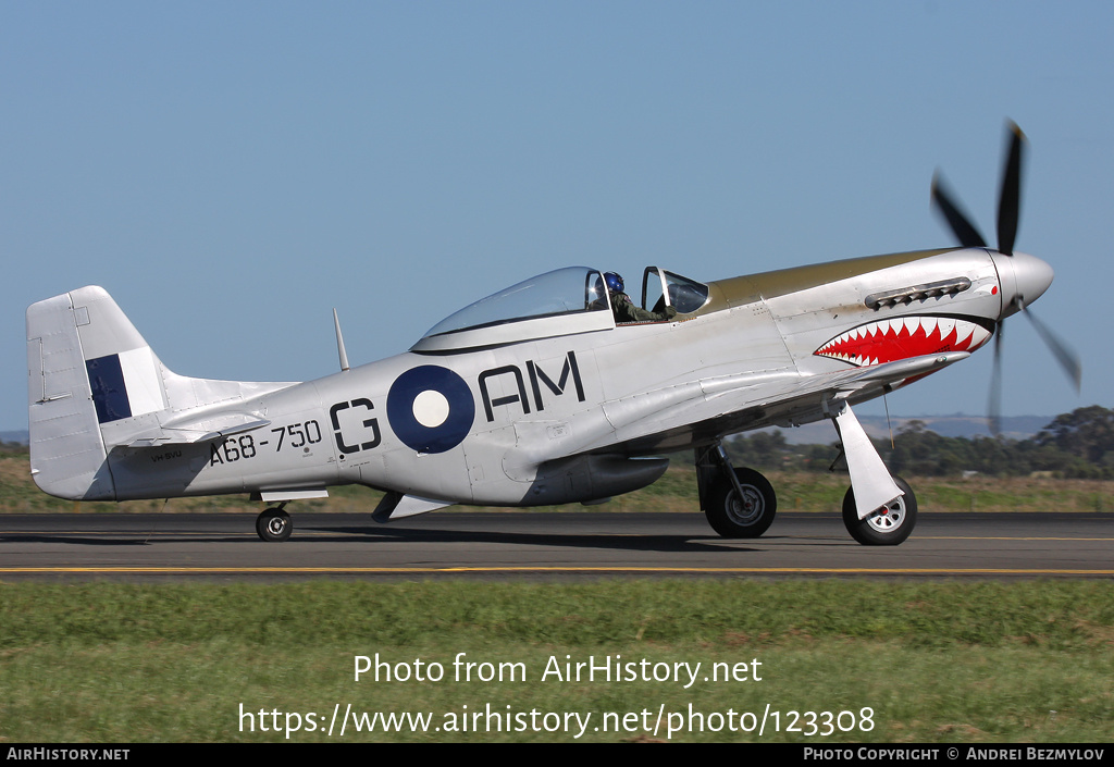 Aircraft Photo of VH-SVU / A68-750 | Commonwealth CA-18 Mustang 23 (P-51D) | Australia - Air Force | AirHistory.net #123308