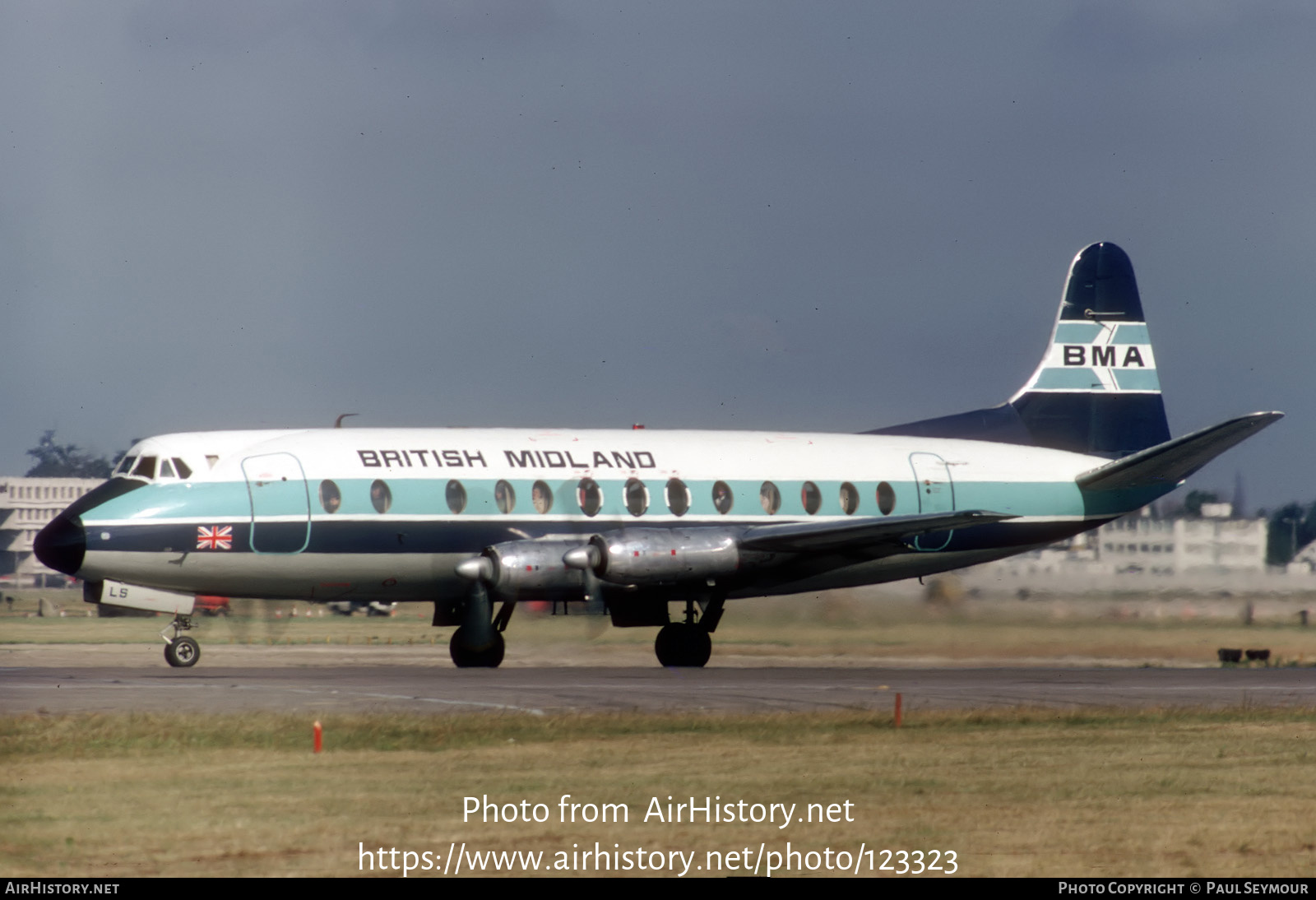 Aircraft Photo of G-AZLS | Vickers 813 Viscount | British Midland Airways - BMA | AirHistory.net #123323