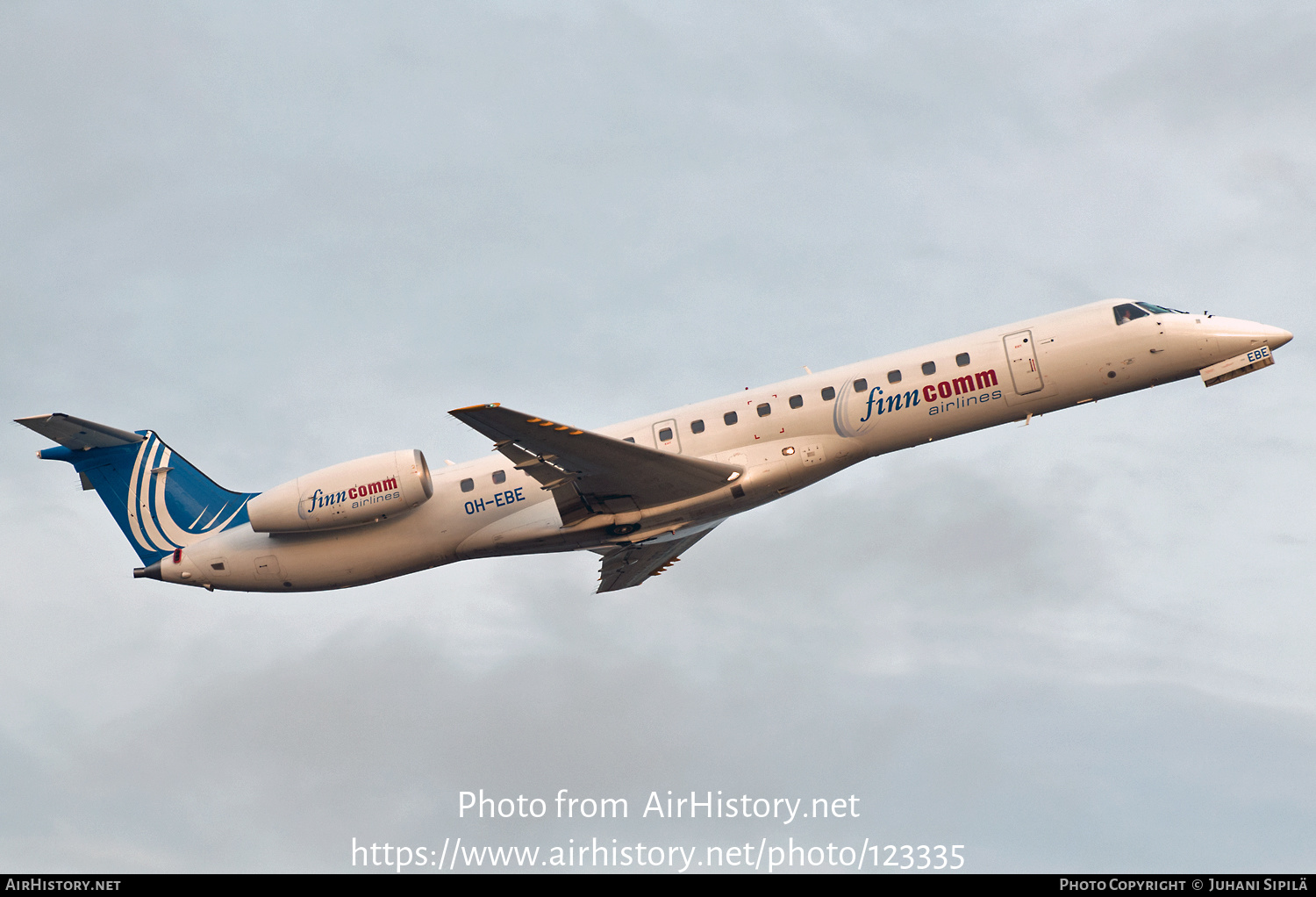 Aircraft Photo of OH-EBE | Embraer ERJ-145LU (EMB-145LU) | Finncomm Airlines | AirHistory.net #123335