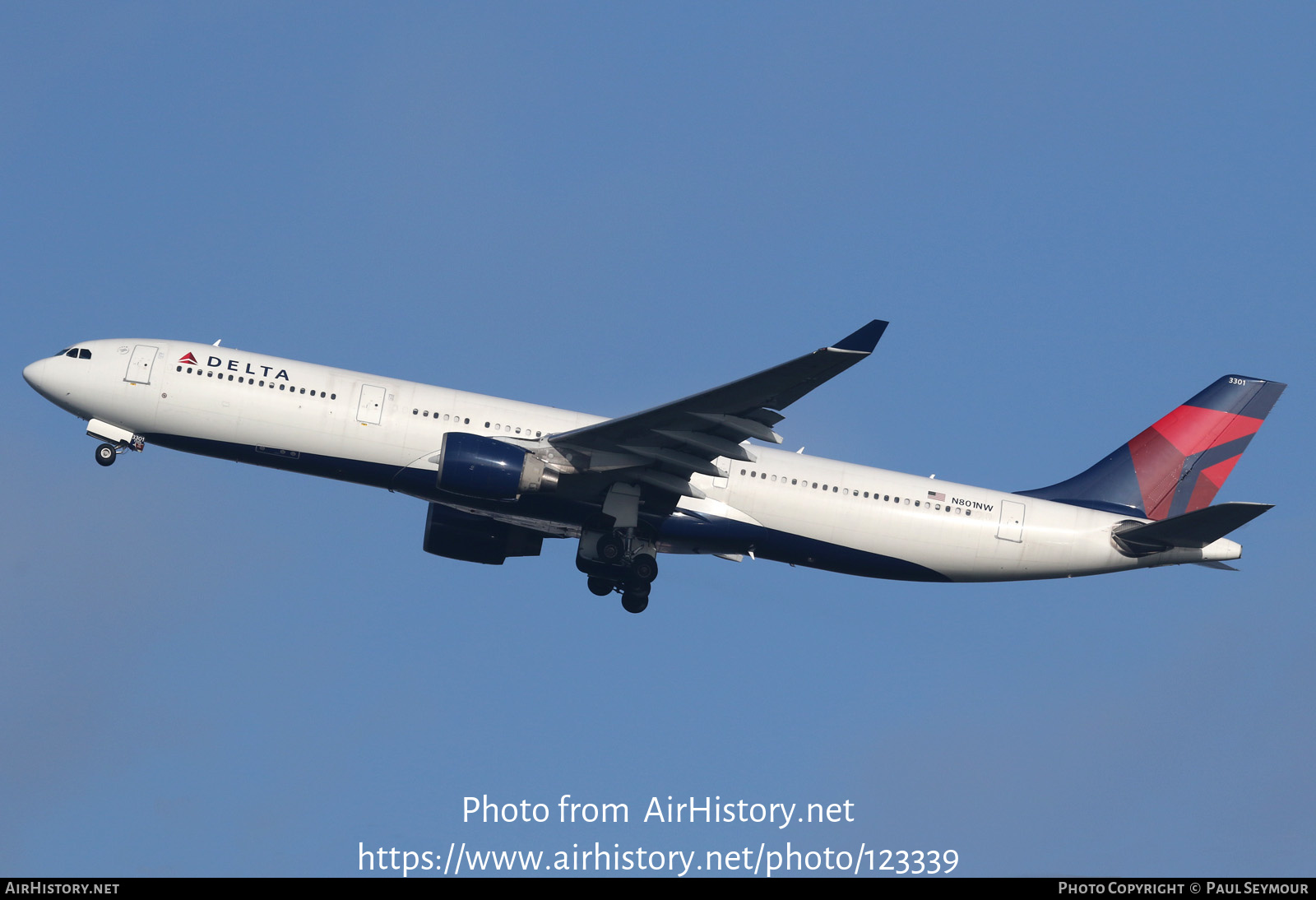 Aircraft Photo of N801NW | Airbus A330-323 | Delta Air Lines | AirHistory.net #123339