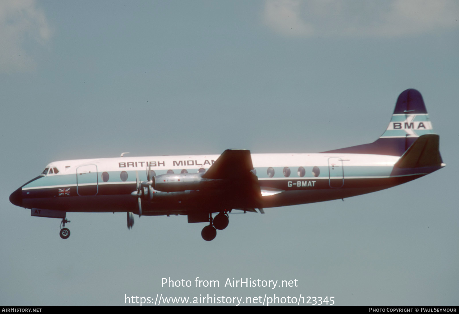 Aircraft Photo of G-BMAT | Vickers 813 Viscount | British Midland Airways - BMA | AirHistory.net #123345