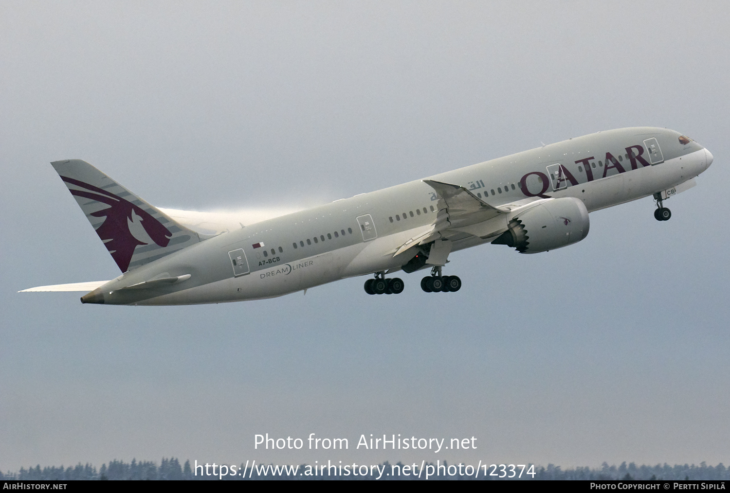 Aircraft Photo of A7-BCB | Boeing 787-8 Dreamliner | Qatar Airways | AirHistory.net #123374