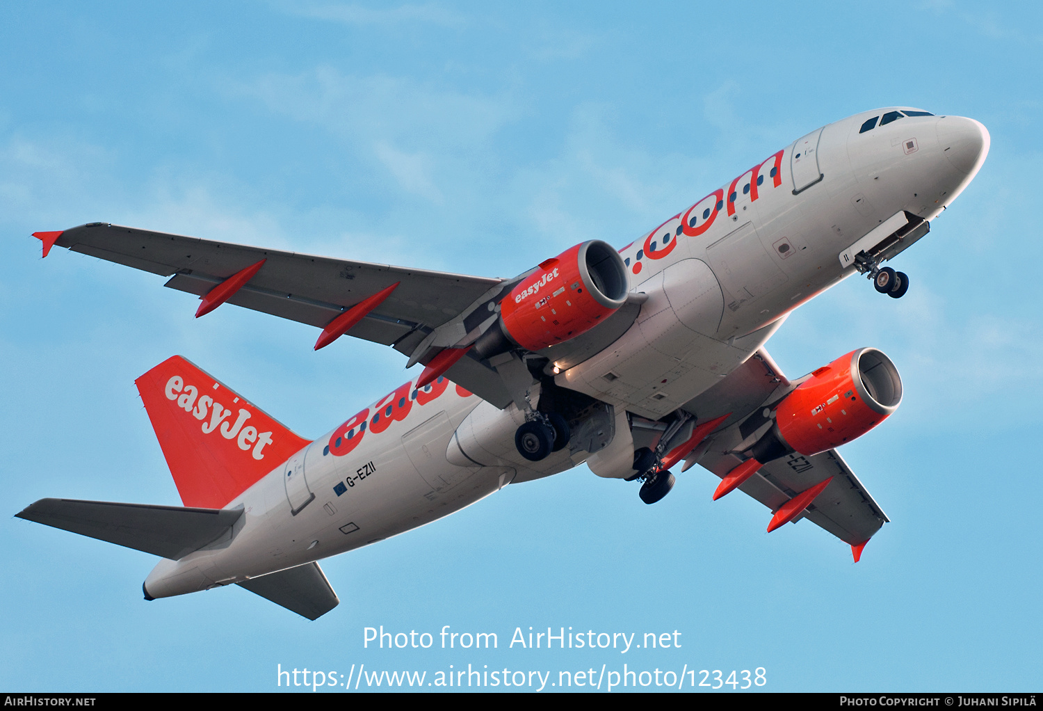 Aircraft Photo of G-EZII | Airbus A319-111 | EasyJet | AirHistory.net #123438