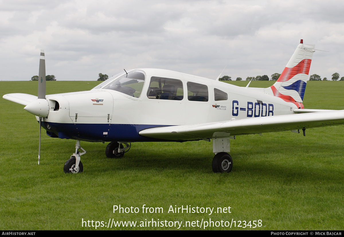 Aircraft Photo of G-BODR | Piper PA-28-161 Cherokee Warrior II | British Airways Flying Club | AirHistory.net #123458