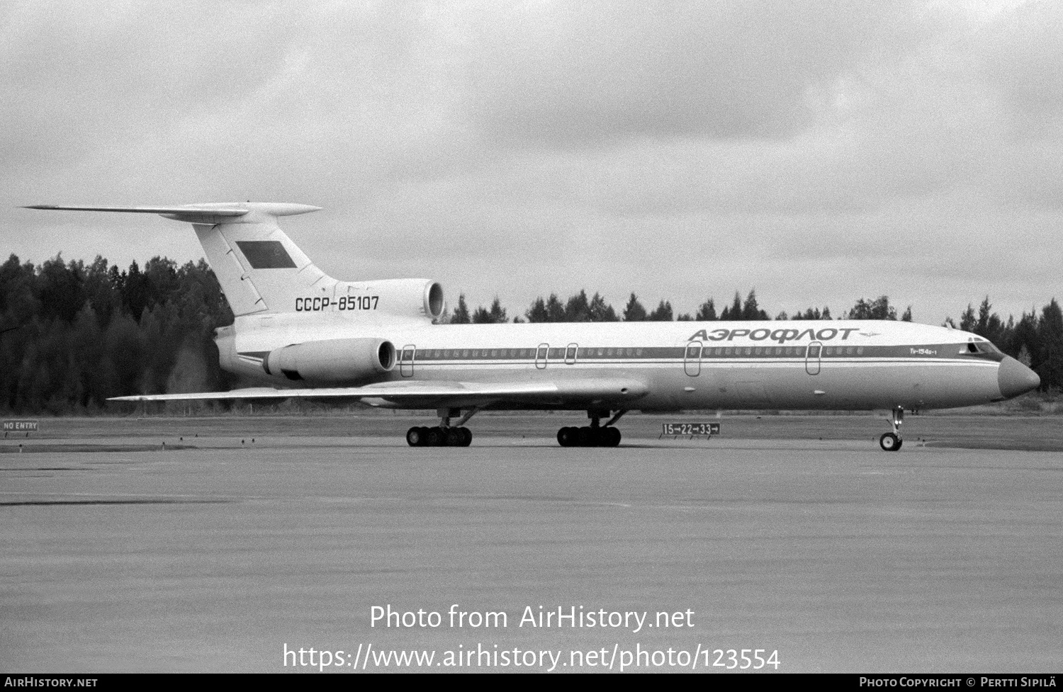 Aircraft Photo of CCCP-85107 | Tupolev Tu-154B-1 | Aeroflot | AirHistory.net #123554