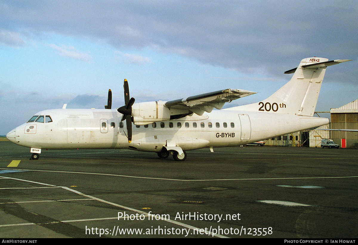 Aircraft Photo of G-BYHB | ATR ATR-42-320 | AirHistory.net #123558