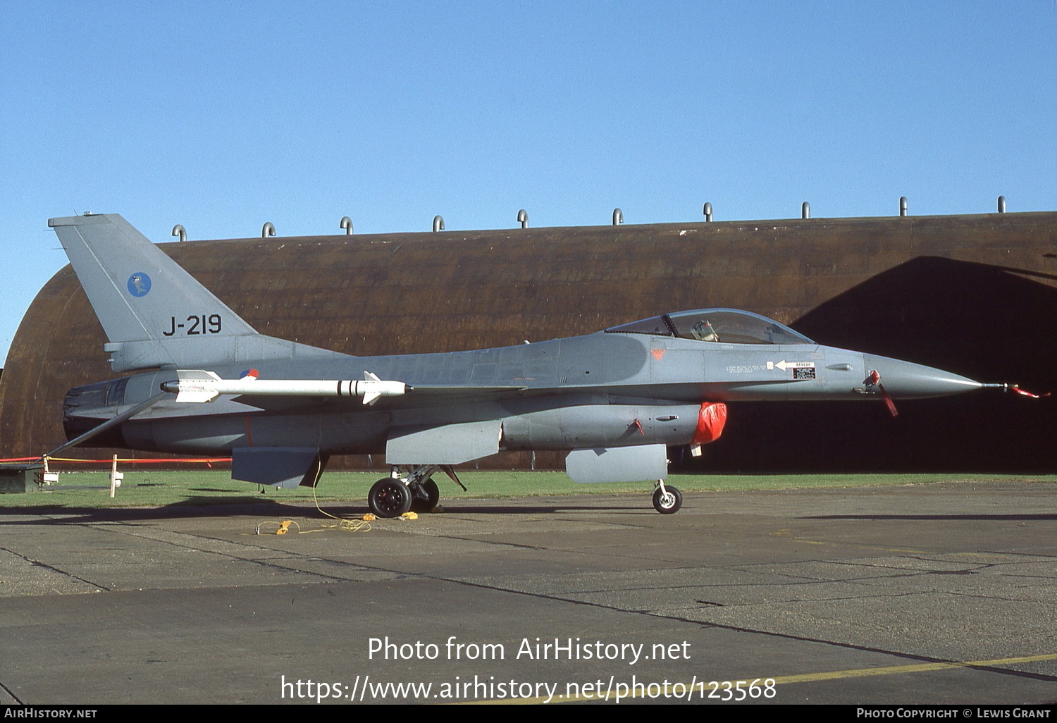 Aircraft Photo of J-219 | General Dynamics F-16A Fighting Falcon | Netherlands - Air Force | AirHistory.net #123568