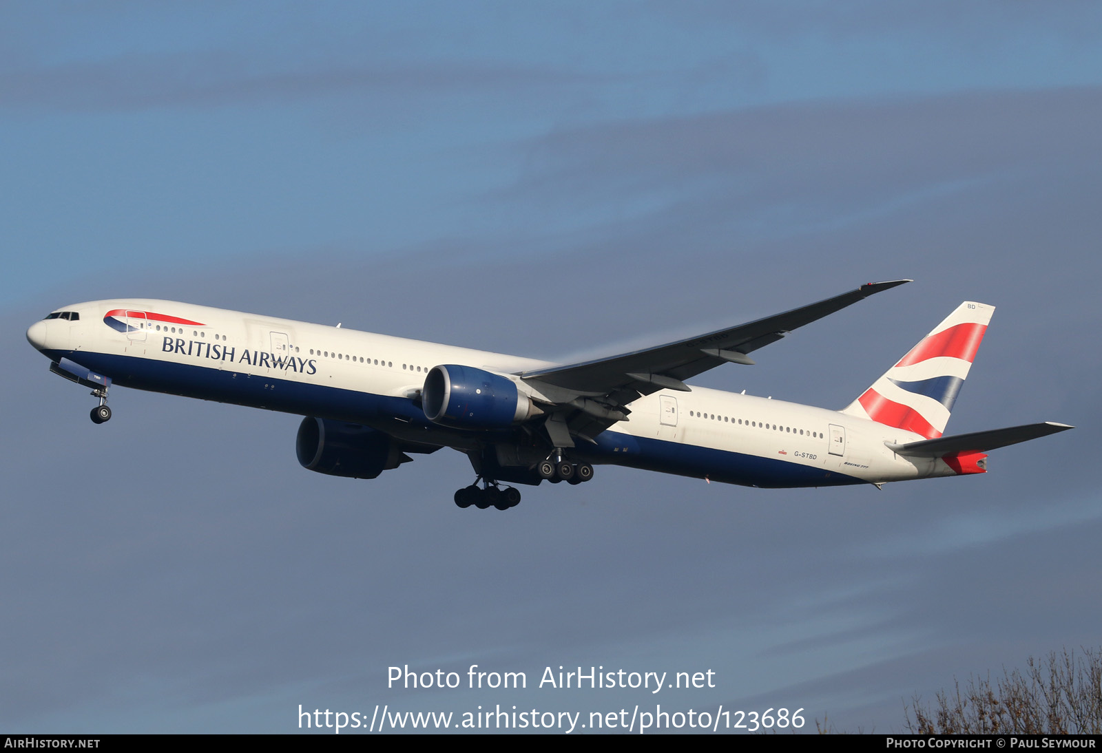 Aircraft Photo of G-STBD | Boeing 777-36N/ER | British Airways | AirHistory.net #123686