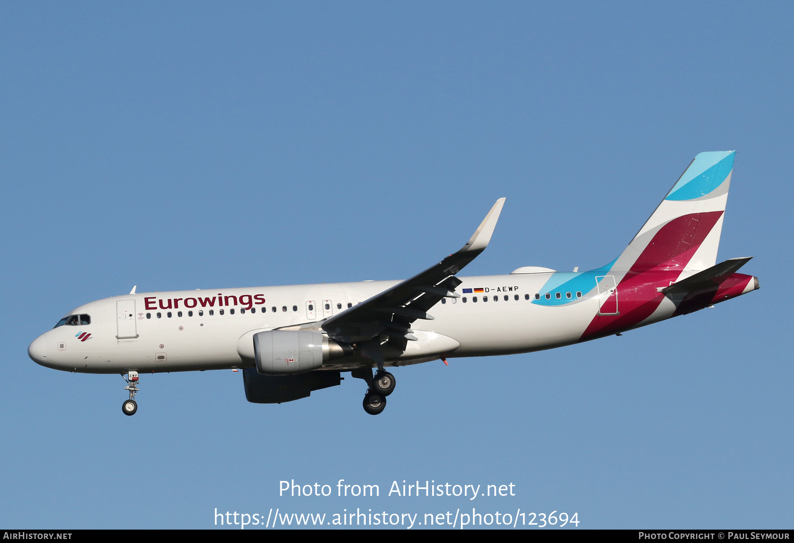 Aircraft Photo of D-AEWP | Airbus A320-214 | Eurowings | AirHistory.net #123694