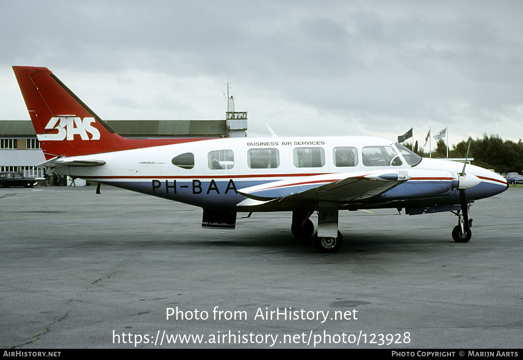 Aircraft Photo of PH-BAA | Piper PA-31-350 Navajo Chieftain | Business Air Services - BAS | AirHistory.net #123928