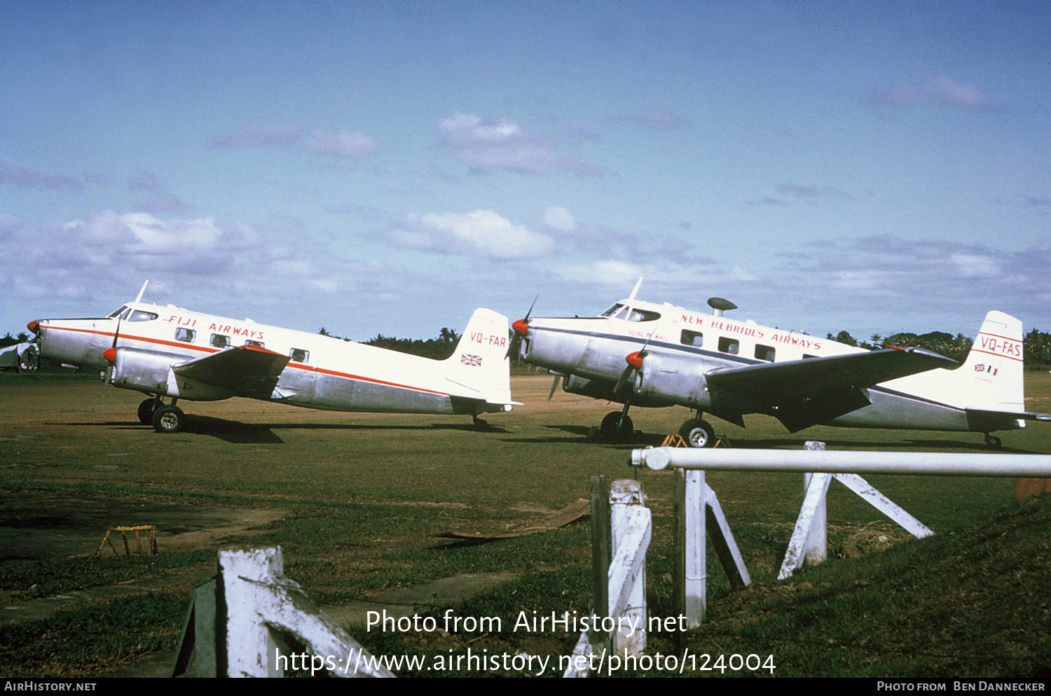 Aircraft Photo of VQ-FAS | De Havilland Australia DHA-3 Drover Mk2 | New Hebrides Airways | AirHistory.net #124004