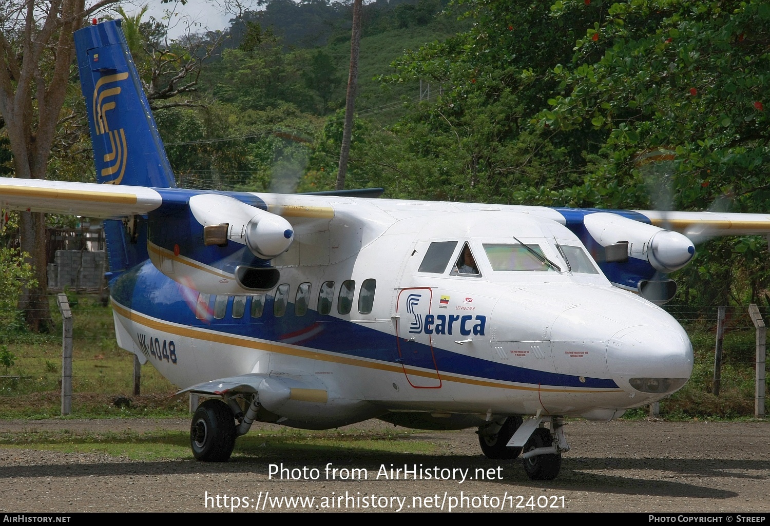 Aircraft Photo of HK-4048 | Let L-410UVP-E Turbolet | SEARCA - Servicio Aéreo de Capurgana | AirHistory.net #124021