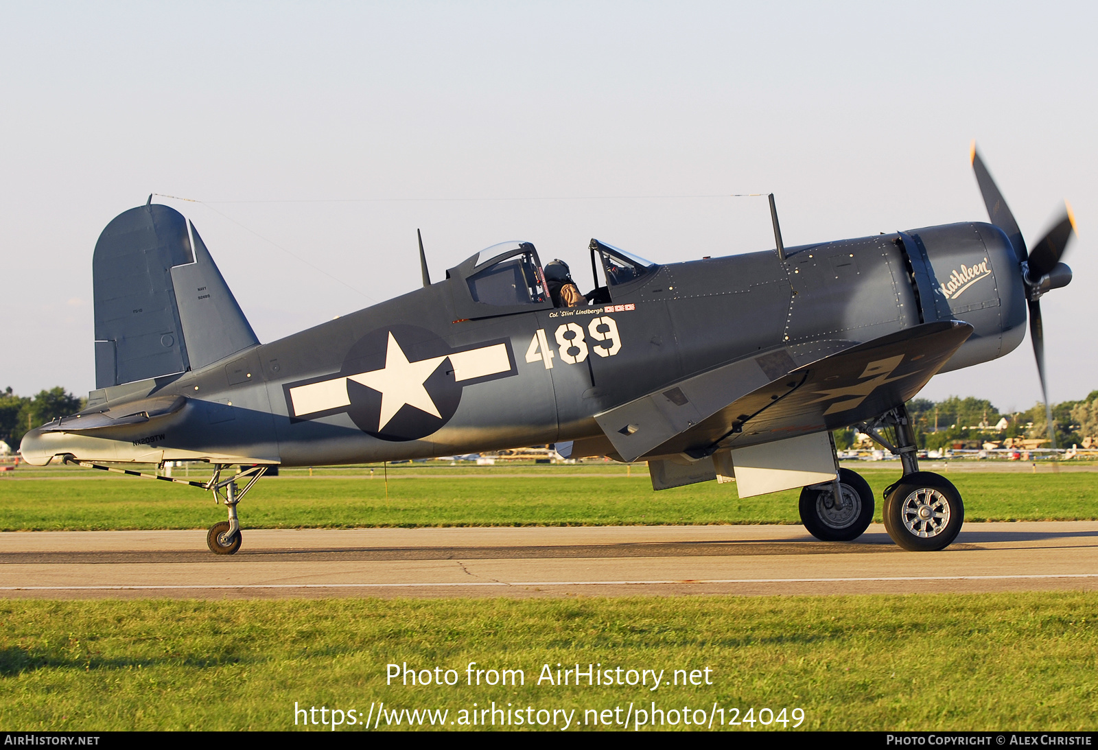 Aircraft Photo of N209TW / NX209TW / 92489 | Vought FG-1D Corsair | USA - Navy | AirHistory.net #124049