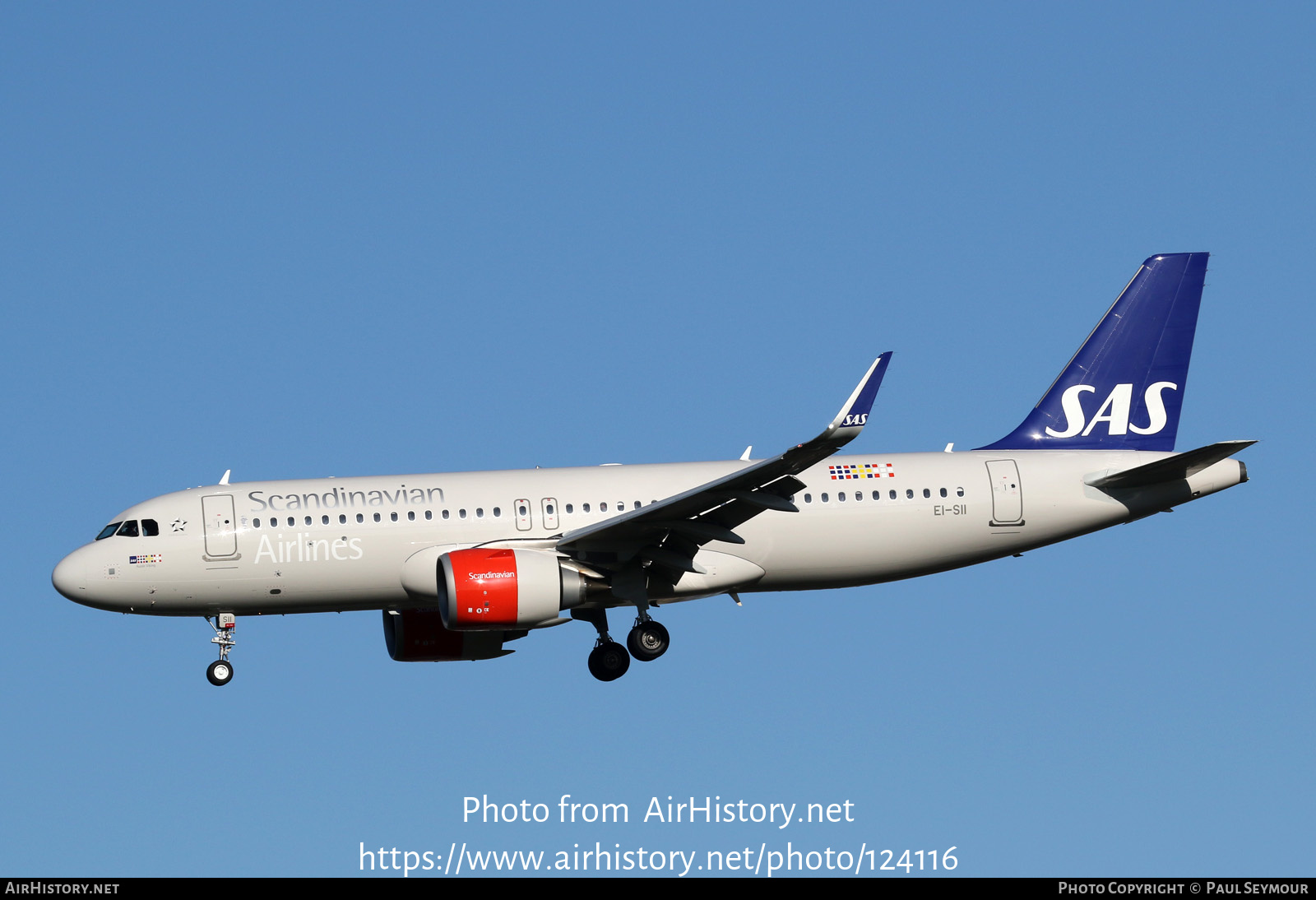 Aircraft Photo of EI-SII | Airbus A320-251N | Scandinavian Airlines - SAS | AirHistory.net #124116