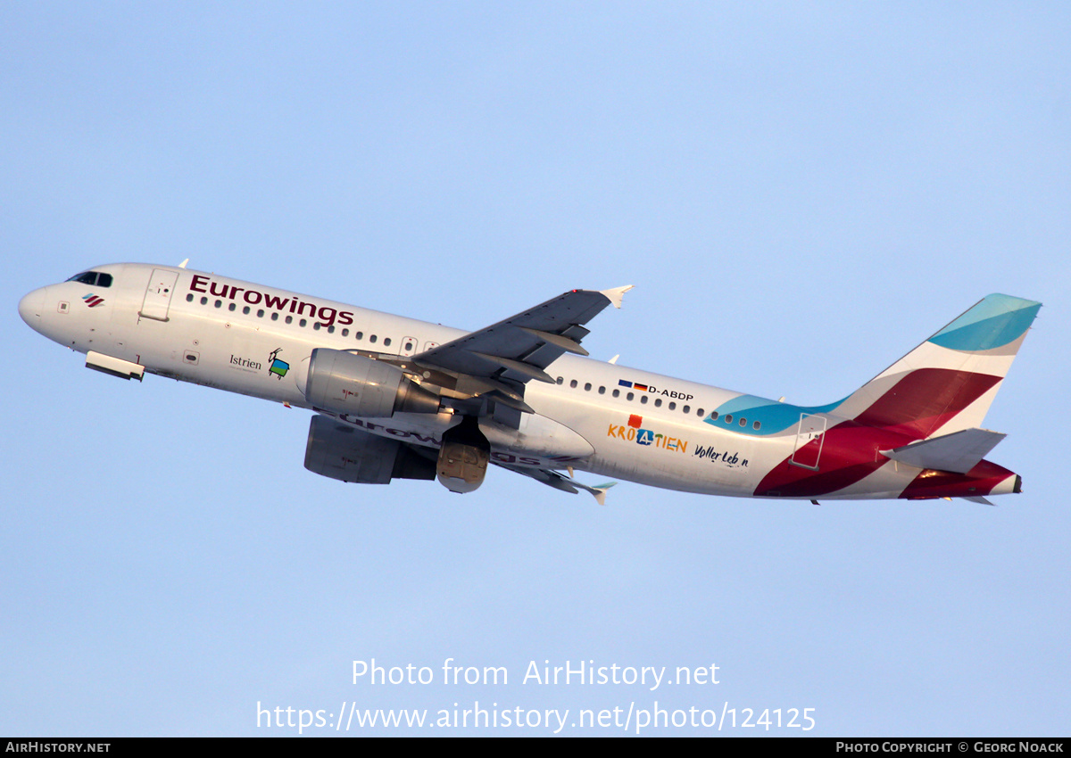 Aircraft Photo of D-ABDP | Airbus A320-214 | Eurowings | AirHistory.net #124125