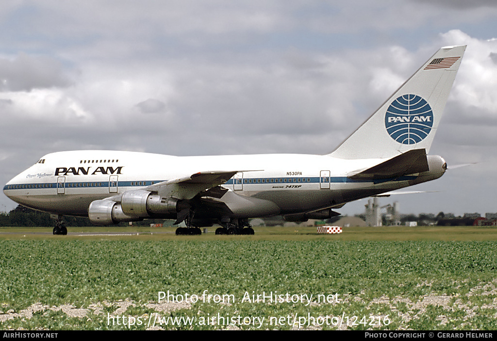 Aircraft Photo of N530PA | Boeing 747SP-21 | Pan American World Airways - Pan Am | AirHistory.net #124216