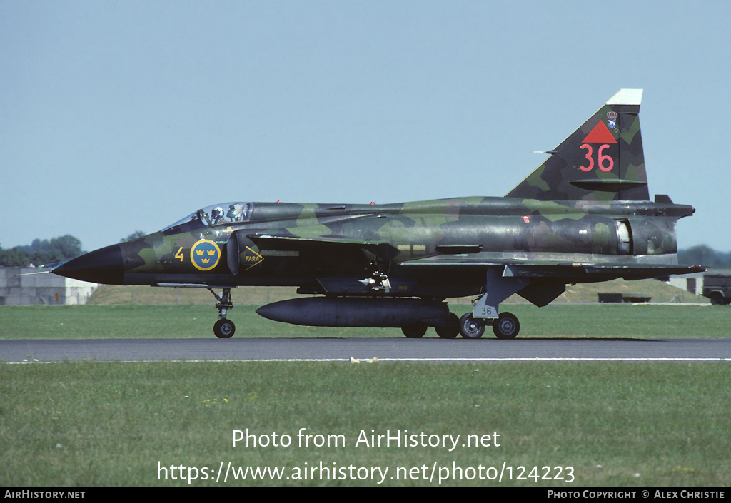 Aircraft Photo of 37376 | Saab JA37C Viggen | Sweden - Air Force | AirHistory.net #124223