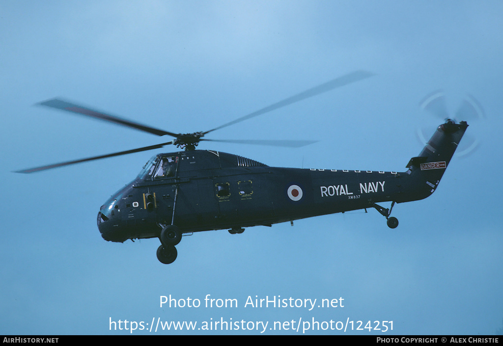 Aircraft Photo of XM837 | Westland WS-58 Wessex HAS.1 | UK - Navy | AirHistory.net #124251