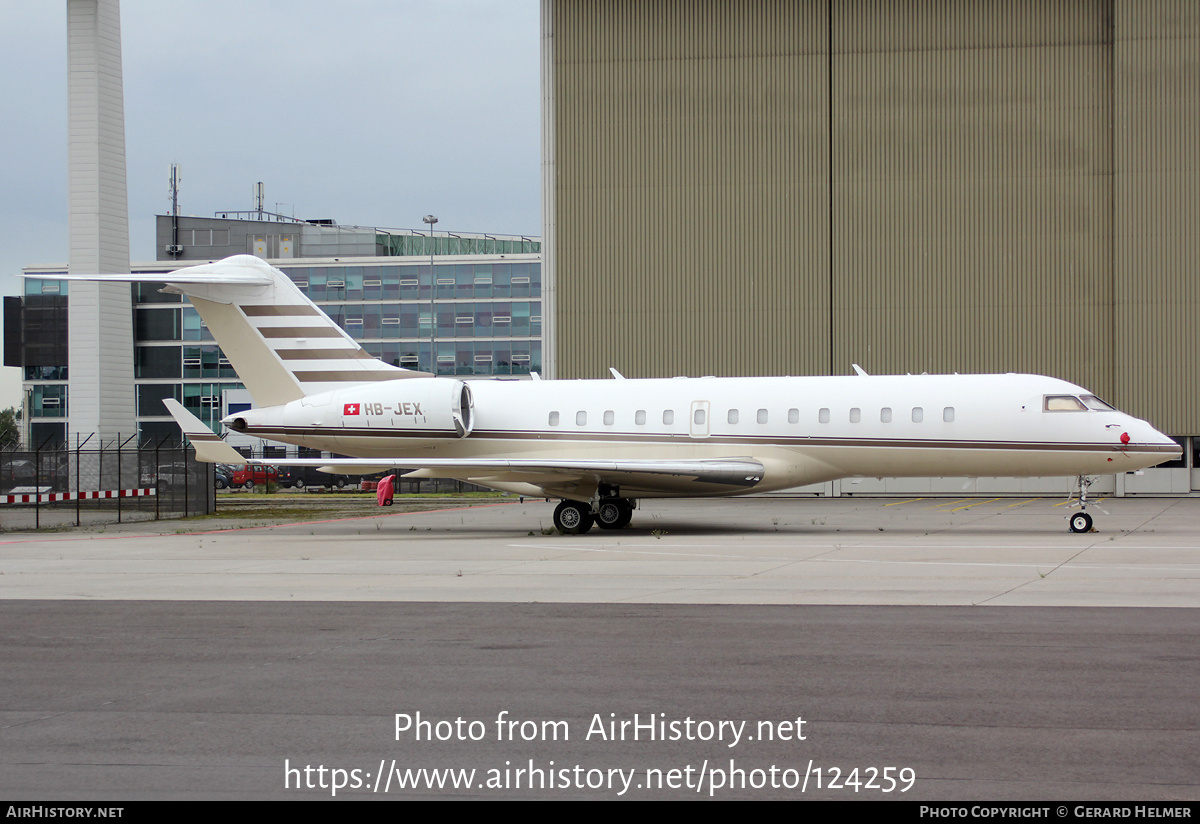 Aircraft Photo of HB-JEX | Bombardier Global Express (BD-700-1A10) | AirHistory.net #124259