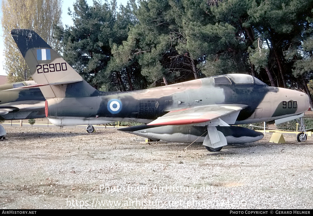 Aircraft Photo of 26900 | Republic F-84F Thunderstreak | Greece - Air Force | AirHistory.net #124290