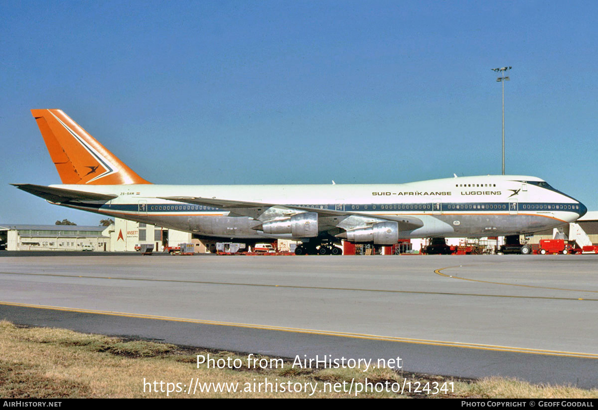 Aircraft Photo of ZS-SAM | Boeing 747-244B | South African Airways - Suid-Afrikaanse Lugdiens | AirHistory.net #124341