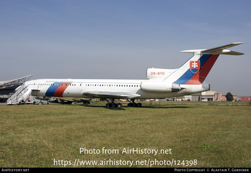 Aircraft Photo of OM-BYO | Tupolev Tu-154M | Slovakia - Government | AirHistory.net #124398