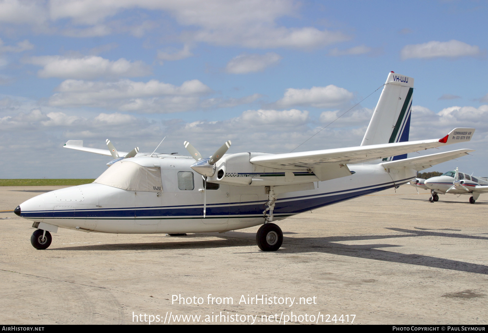 Aircraft Photo of VH-UJU | Aero Commander 500S Shrike Commander | AirHistory.net #124417