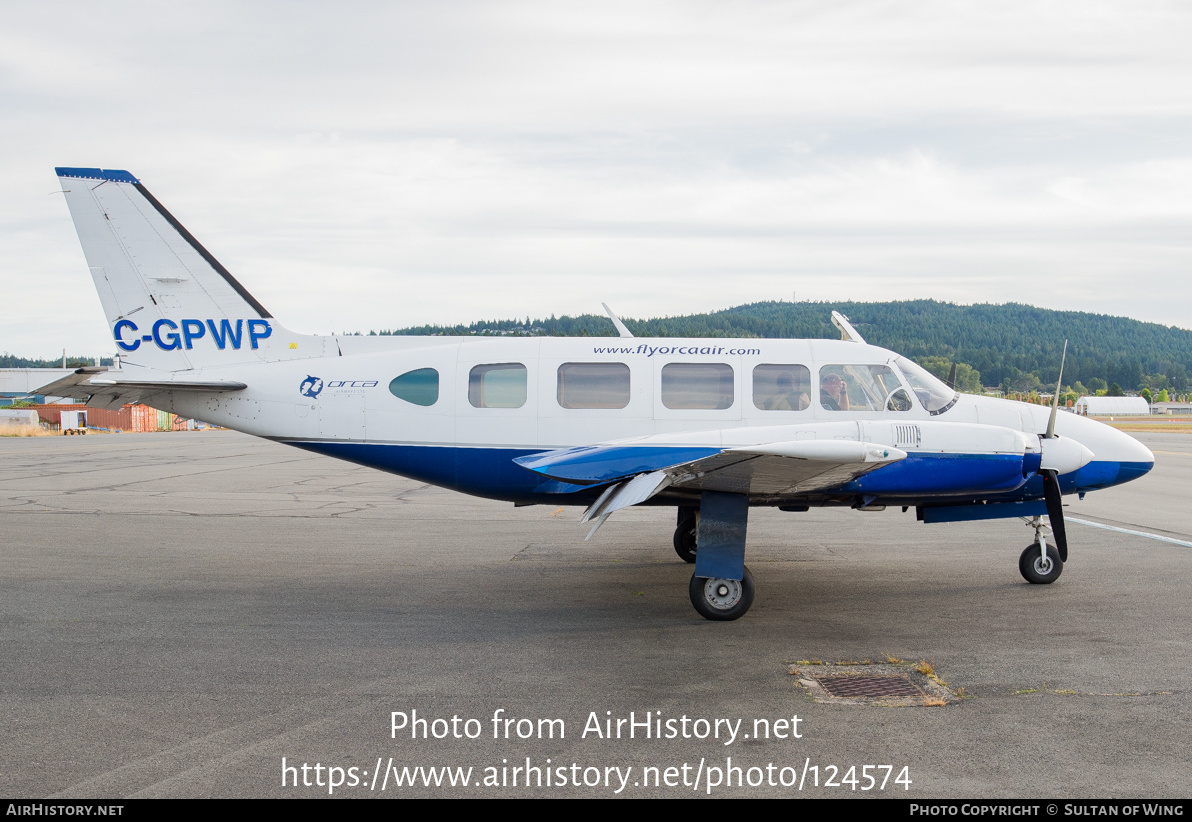 Aircraft Photo of C-GPWP | Piper PA-31-350 Navajo Chieftain | Orca Air | AirHistory.net #124574