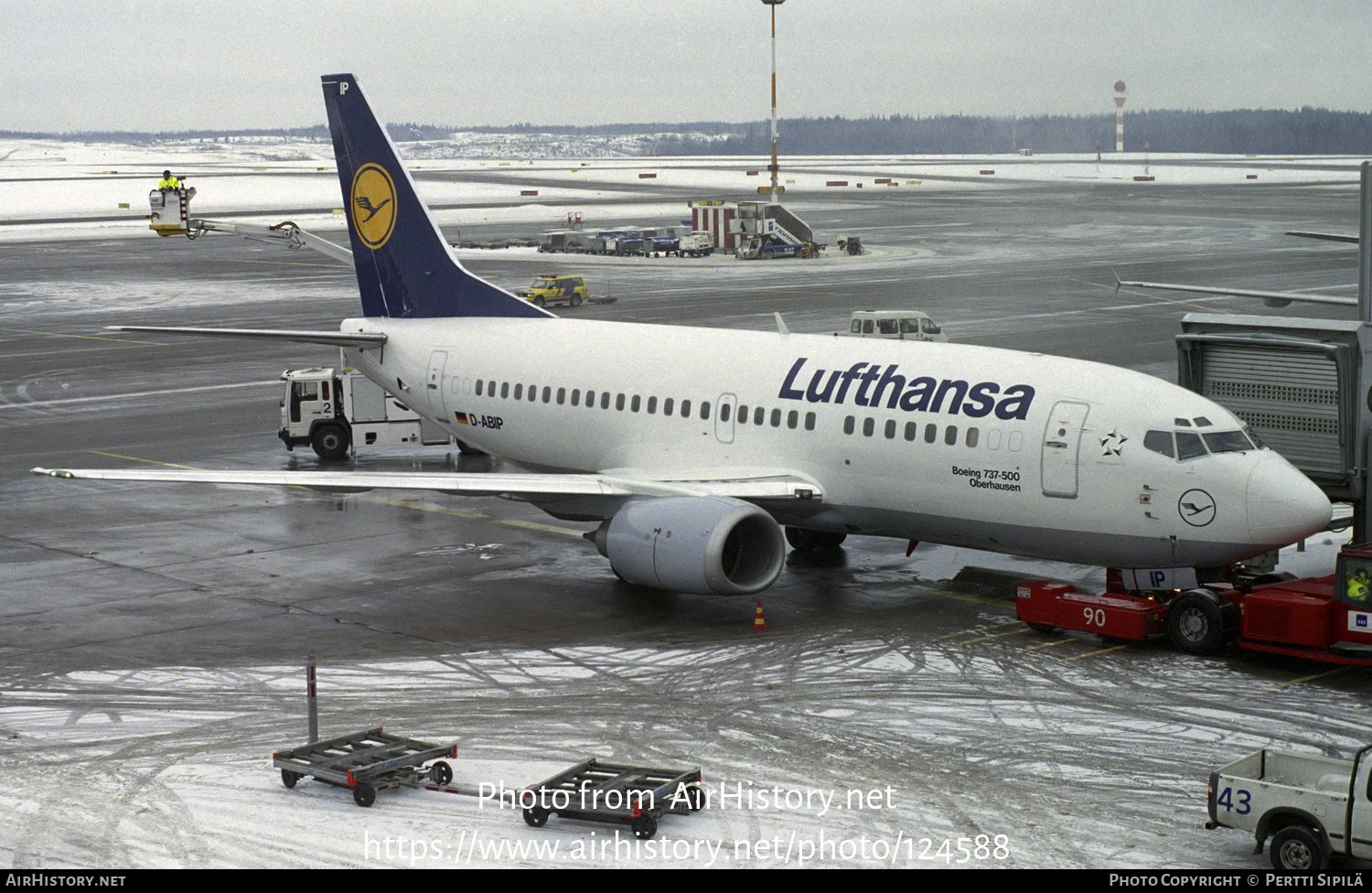 Aircraft Photo of D-ABIP | Boeing 737-530 | Lufthansa | AirHistory.net #124588