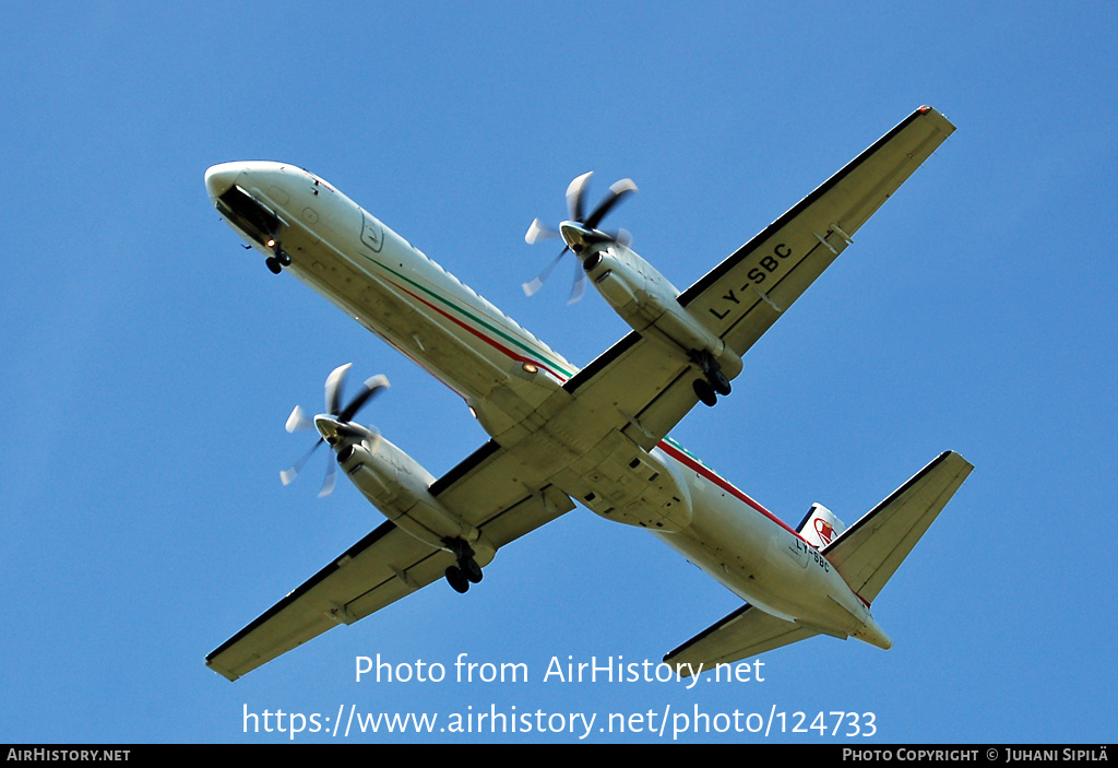 Aircraft Photo of LY-SBC | Saab 2000 | Lithuanian Airlines | AirHistory.net #124733