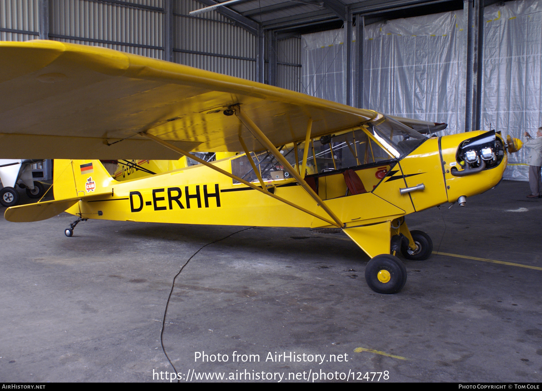 Aircraft Photo of D-ERHH | Piper J-3F-50 Cub (mod.) | AirHistory.net #124778